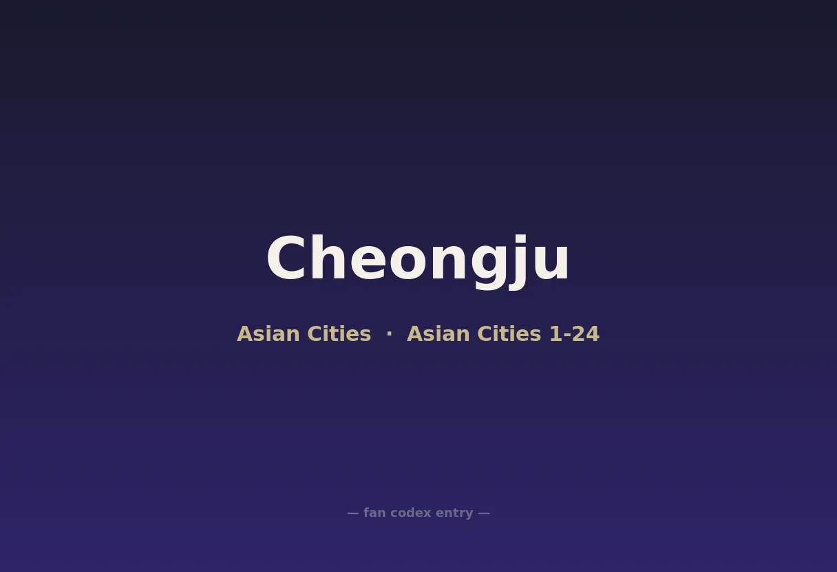 Cheongju