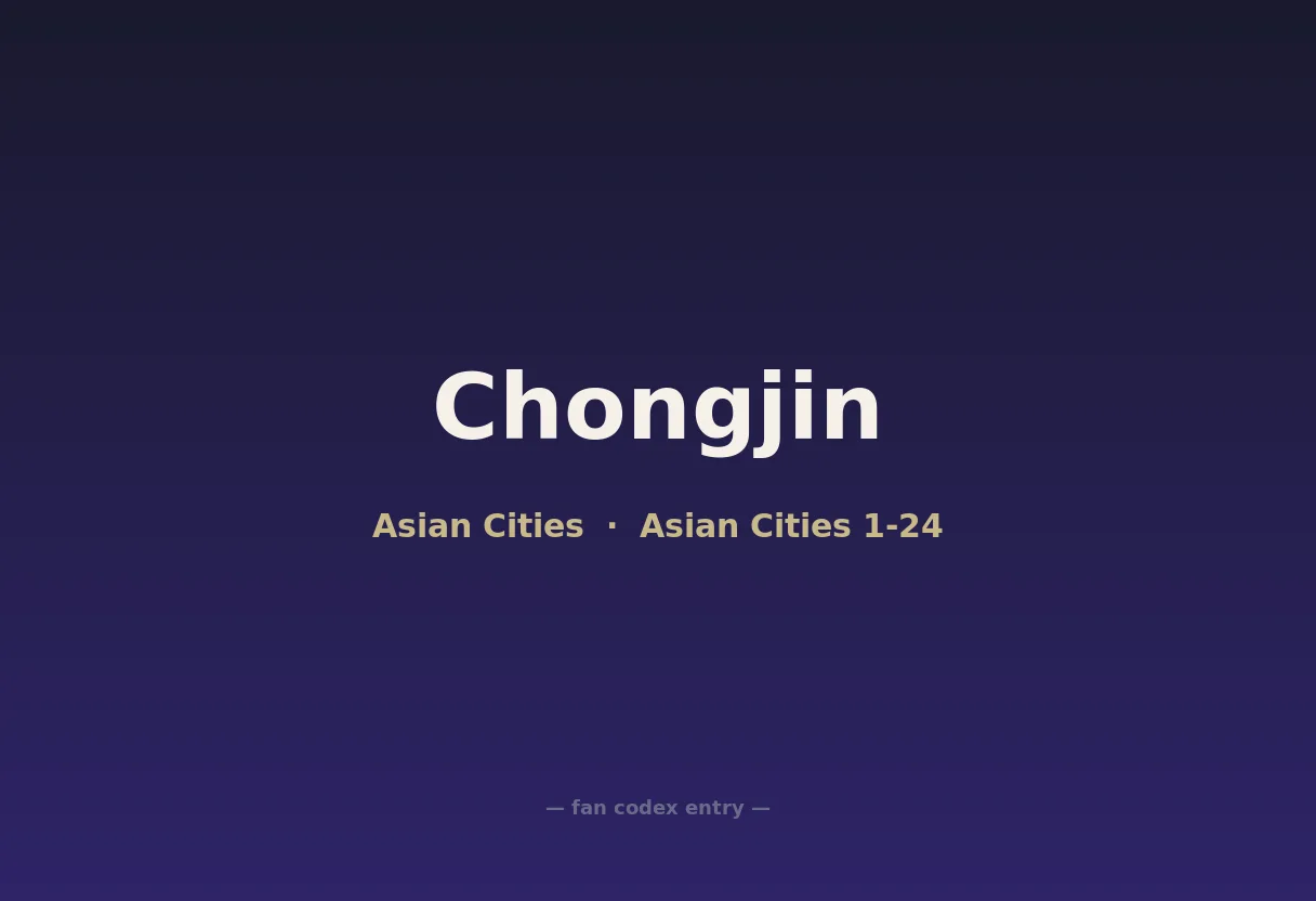 Chongjin