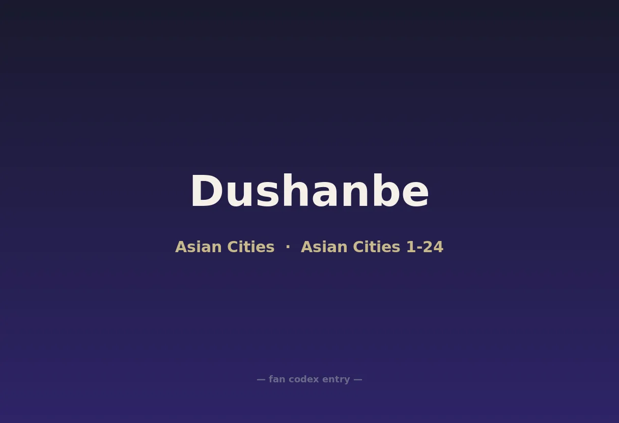 Dushanbe