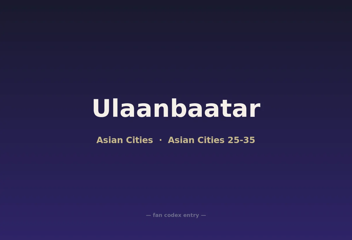 Ulaanbaatar